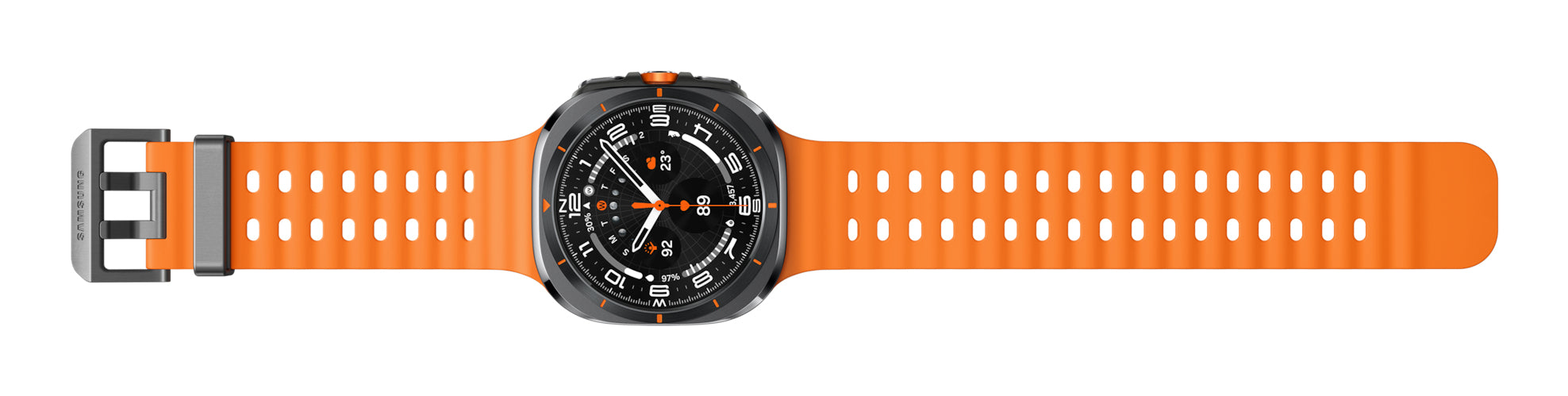 Samsung Galaxy Watch Ultra 3,81 cm (1.5") AMOLED 47 mm Numérique 480 x 480 pixels Écran tactile 4G Gris Wifi GPS (satellite)