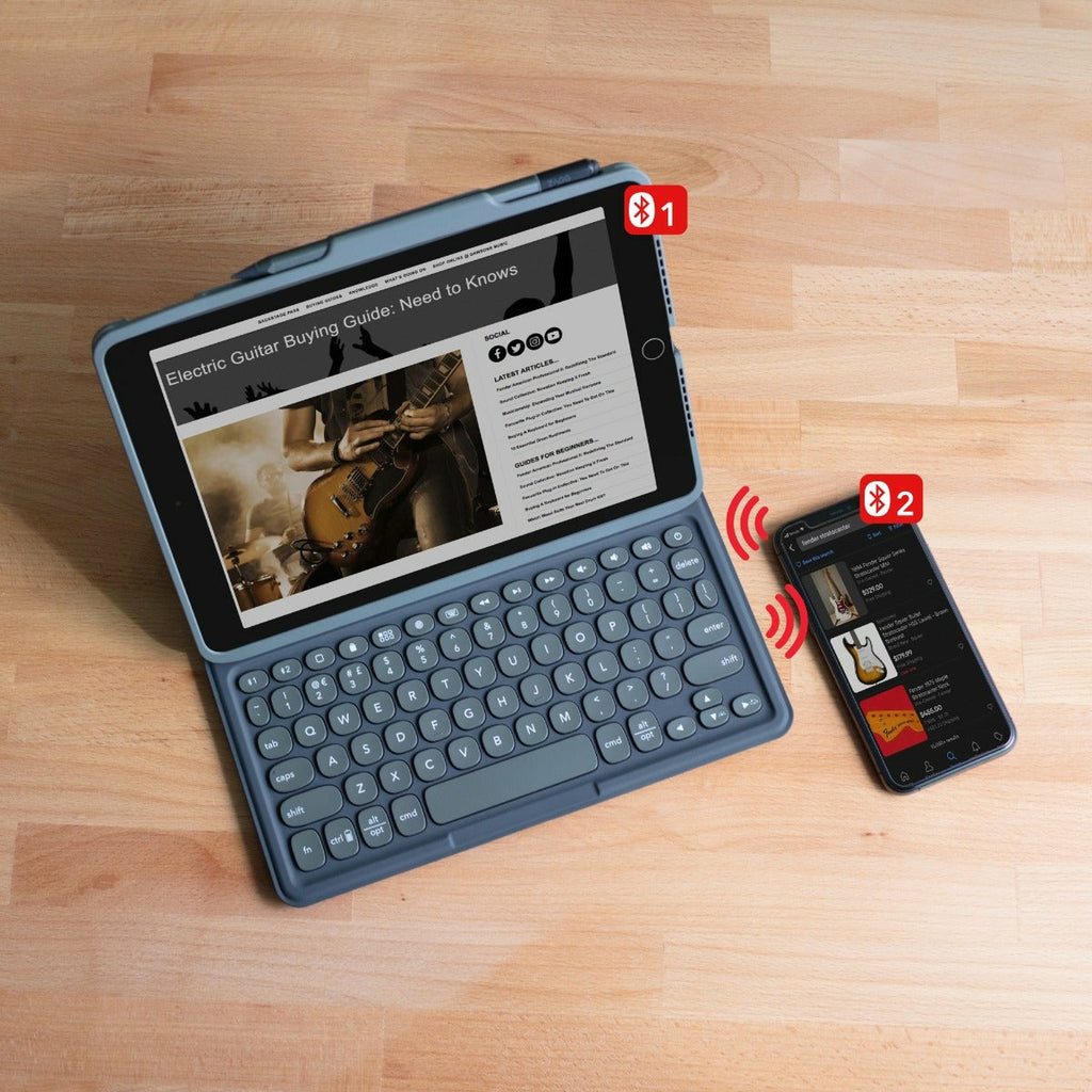 ZAGG Pro Keys AZERTY Allemand Bluetooth Noir