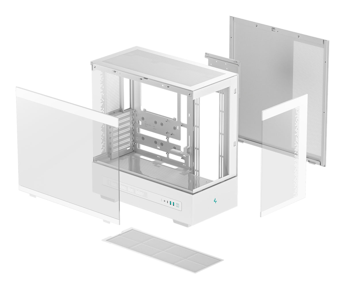 DeepCool CH690 DIGITAL Boîtier PC Tour ATX, Blanc