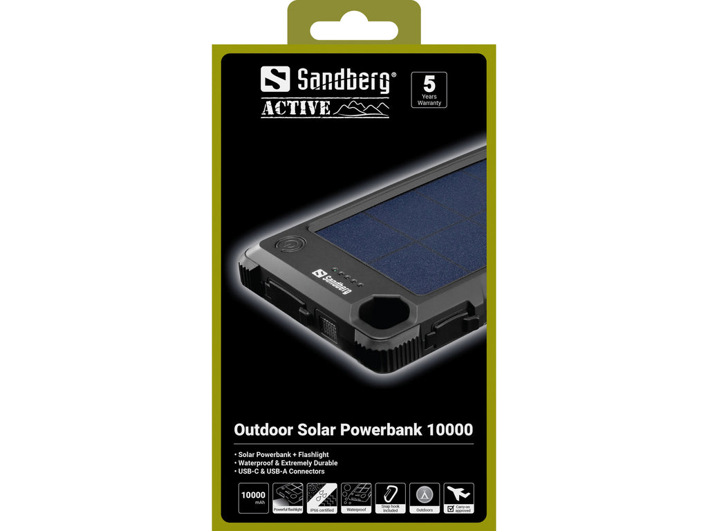 Sandberg Outdoor Solar Powerbank 10000