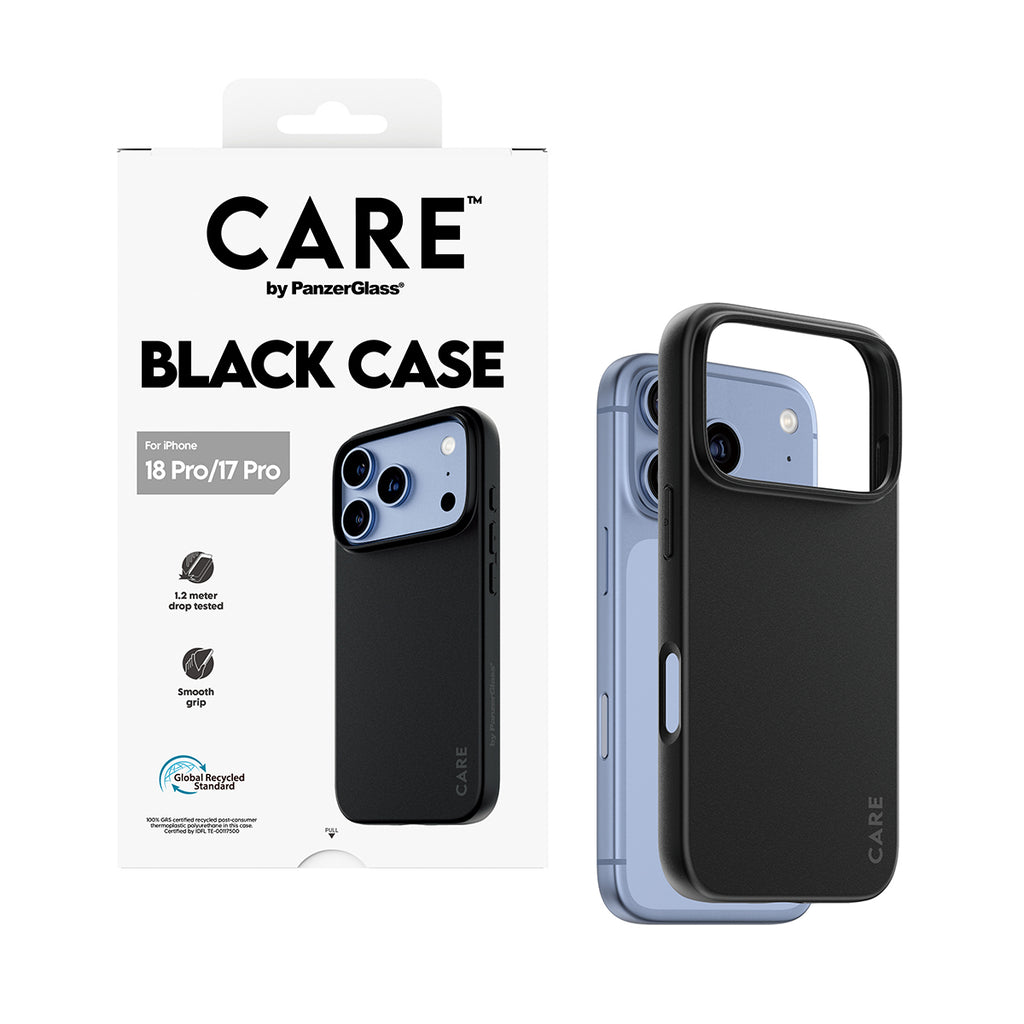 PanzerGlass CARE™ by ® TPU Case Black iPhone 18 Pro | 17 Pro coque de protection pour téléphones portables Housse Noir - vue 5