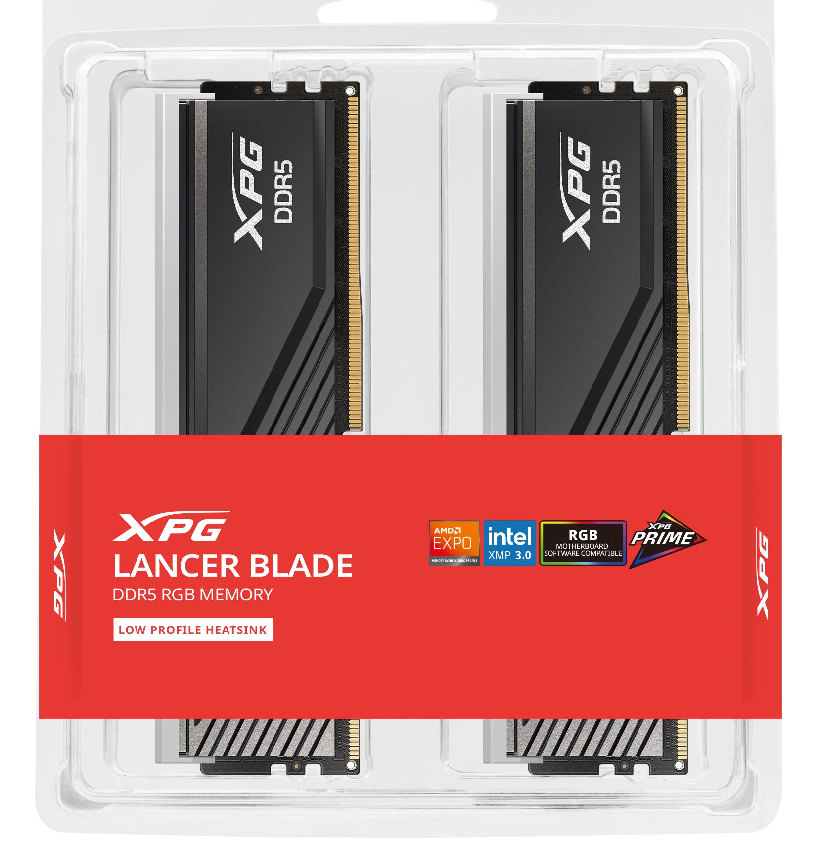 XPG LANCER BLADE RGB module de mémoire 32 Go 2 x 16 Go DDR5 288-pin DIMM ECC