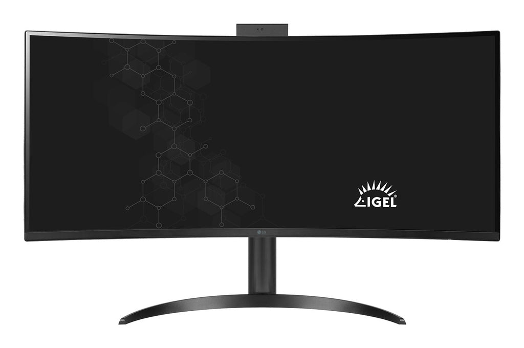 LG 34CR651I-6P PC tout en un/station de travail Intel® Pentium® Silver N6005 86,4 cm (34") 3440 x 1440 pixels All-in-One thin client 8 Go DDR4-SDRAM 16 Go eMMC Wi-Fi 6 (802.11ax) Noir