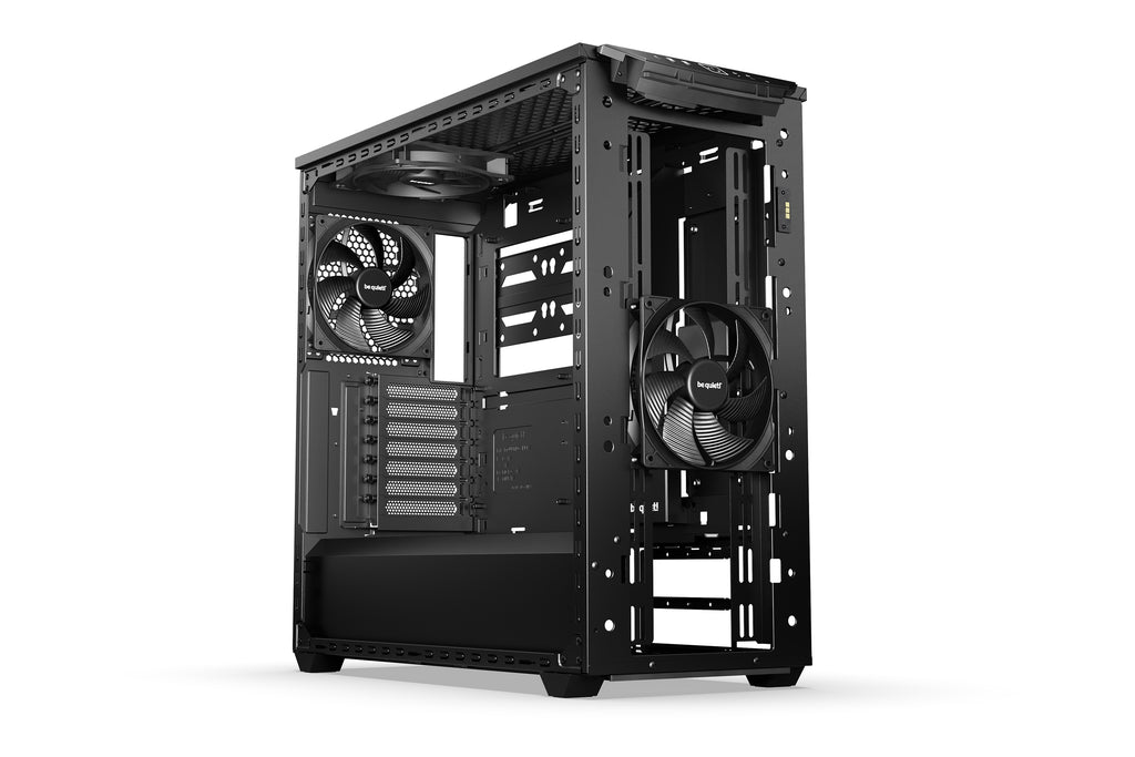 be quiet! Shadow Base 800 Noir | Boîtier PC vitré, Mini ITX / Micro ATX / ATX / E-ATX, 3 ventilateurs Pure Wings 3 140 mm PWM