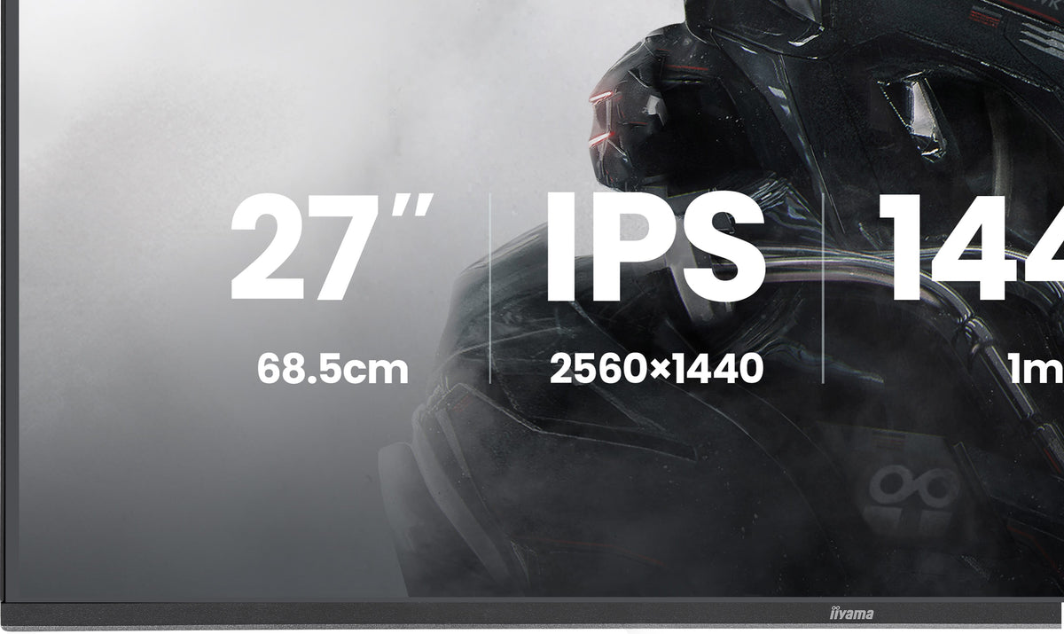 iiyama G-MASTER GB2741QSU-B1 écran plat de PC 68,6 cm (27") 2560 x 1440 pixels 4K Ultra HD LED Noir