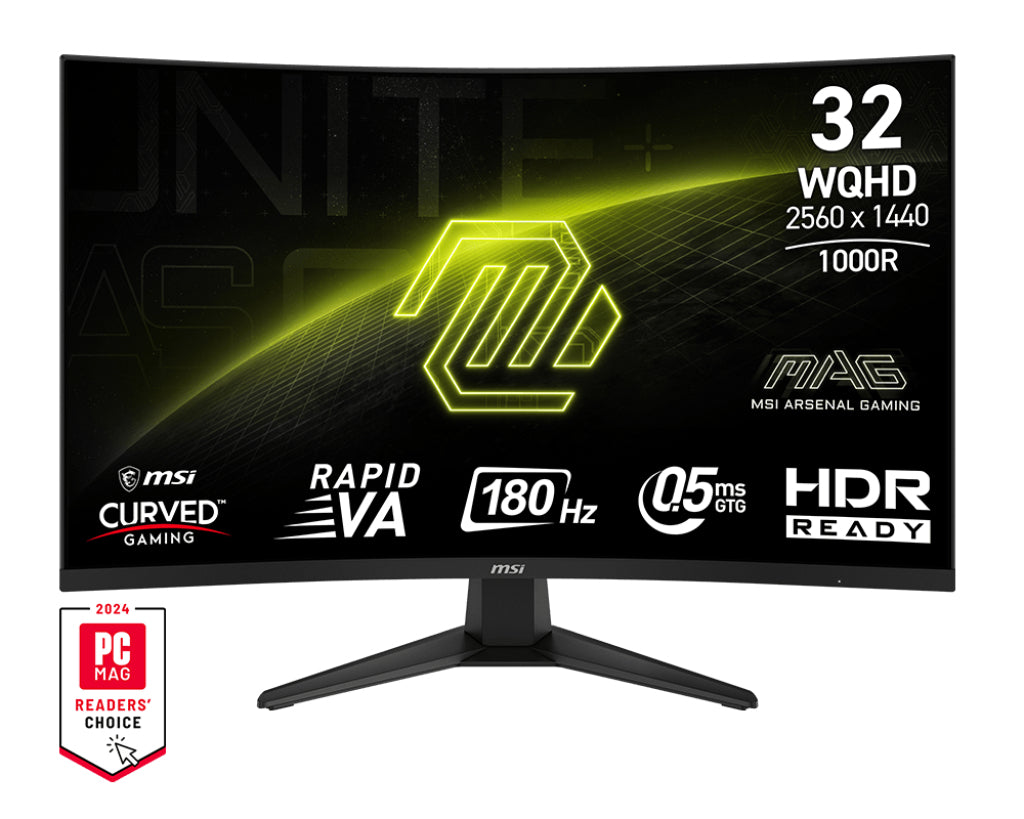 MSI MAG 325CQF écran plat de PC 80 cm (31.5") 2560 x 1440 pixels Wide Quad HD Noir