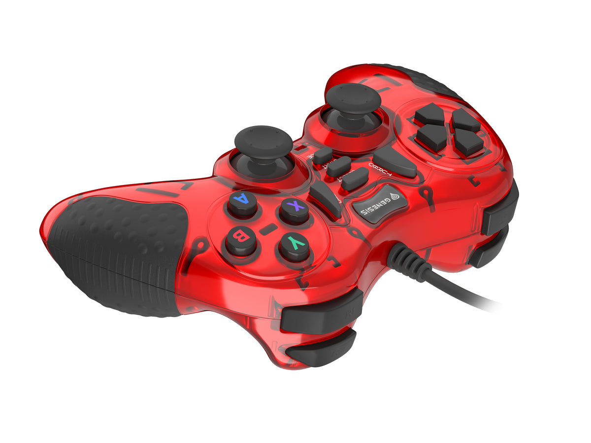 GENESIS MANGAN 200 Rouge USB 2.0 Manette de jeu Analogique/Numérique PC - vue 3