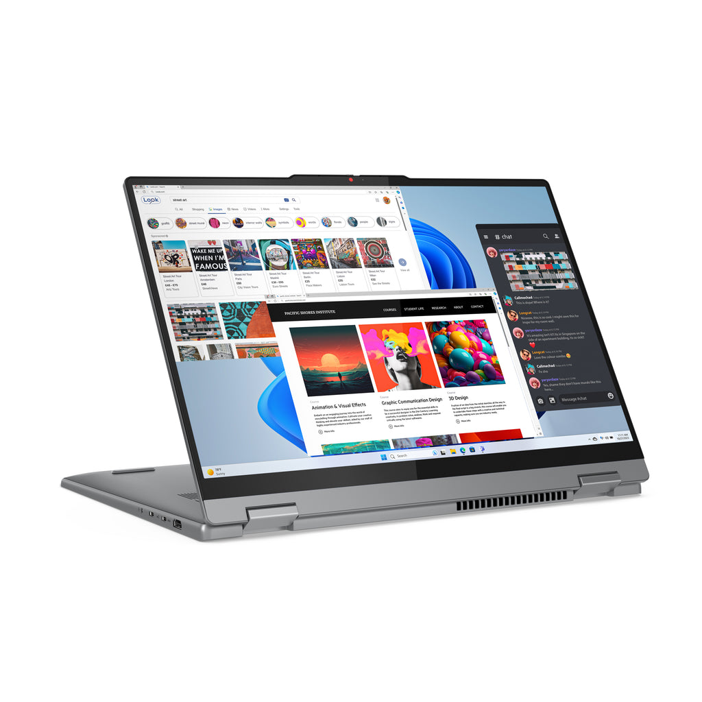 Lenovo IdeaPad 5 2-in-1 16IRU9 Intel Core 7 150U Hybride (2-en-1) 40,6 cm (16") Écran tactile WUXGA 16 Go LPDDR5x-SDRAM 