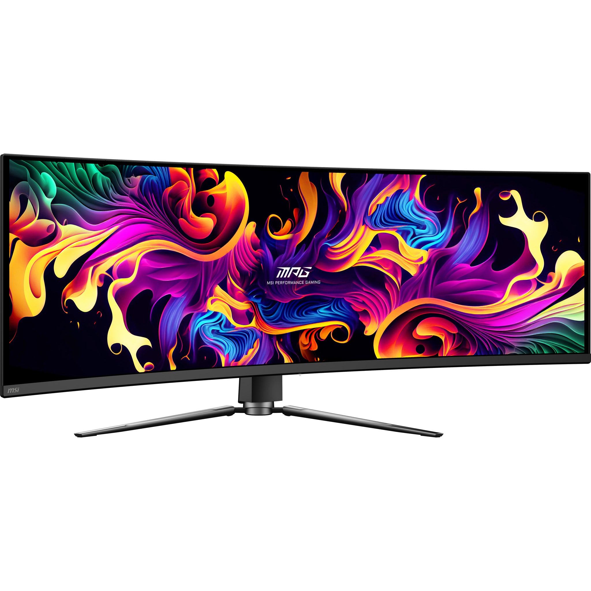 MSI MPG 491CQPXDE QD-OLED écran plat de PC 124,5 cm (49") 5120 x 1440 pixels Dual QHD Noir