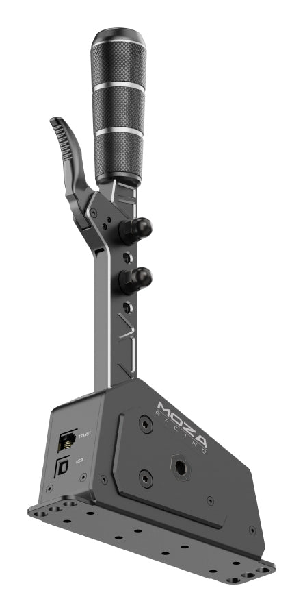 Levier de Vitesse Racing RS059 pour Simulateur de Course et de Vol, Aluminium et Métal, Noir