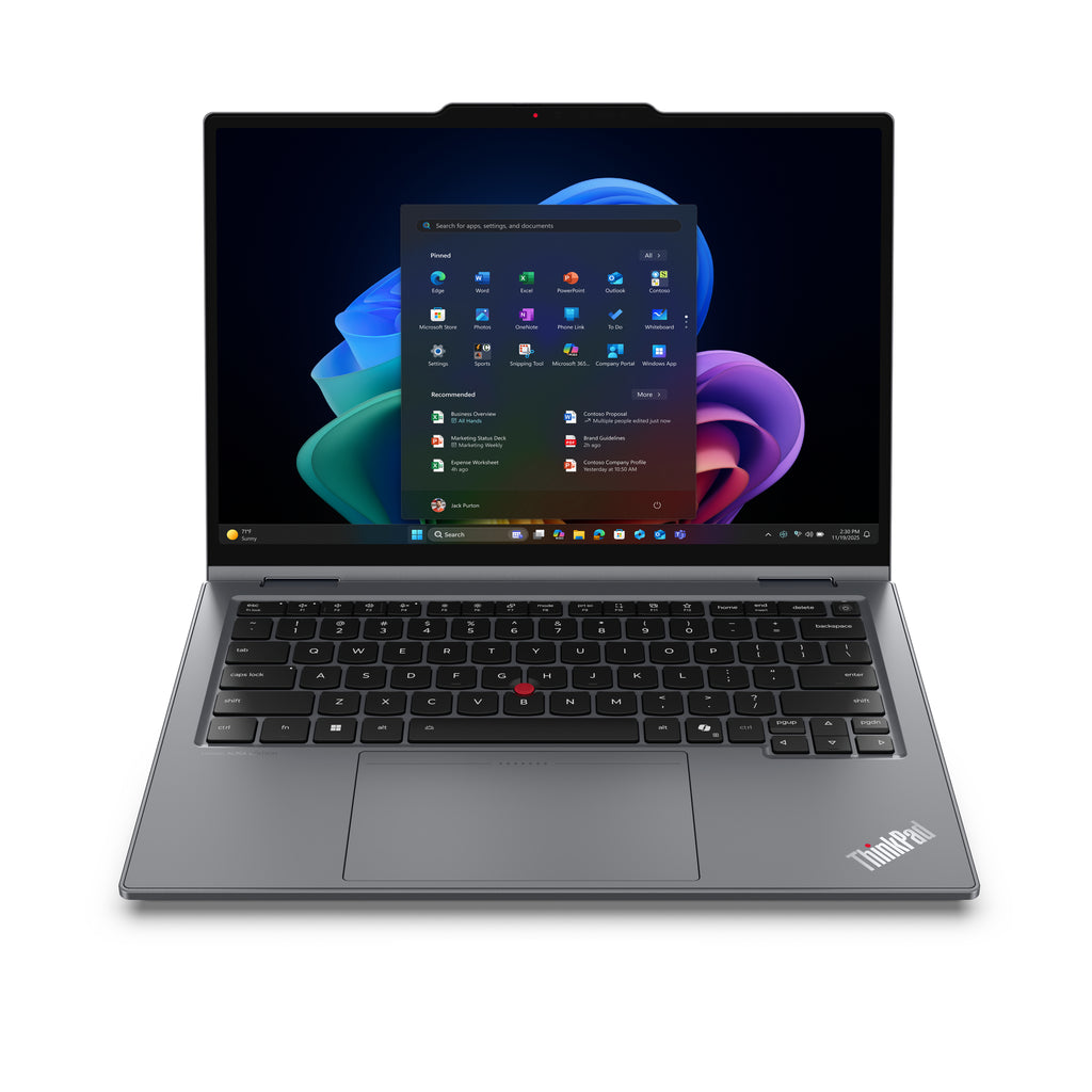 Lenovo ThinkPad X1 2-in-1 Gen 11 Aura Edition Copilot+ PC, Intel Core Ultra X7 368H, 14" Tactile 2.8K, 64 Go RAM, 1 To S