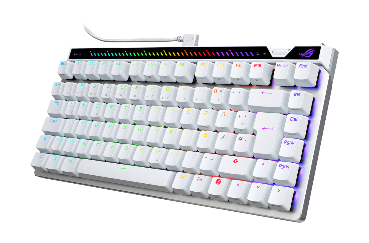 ASUS ROG Falchion Ace 75 HE WHT Tastatur Magnetic-mechanical key switch RGB Kablet Tysk
