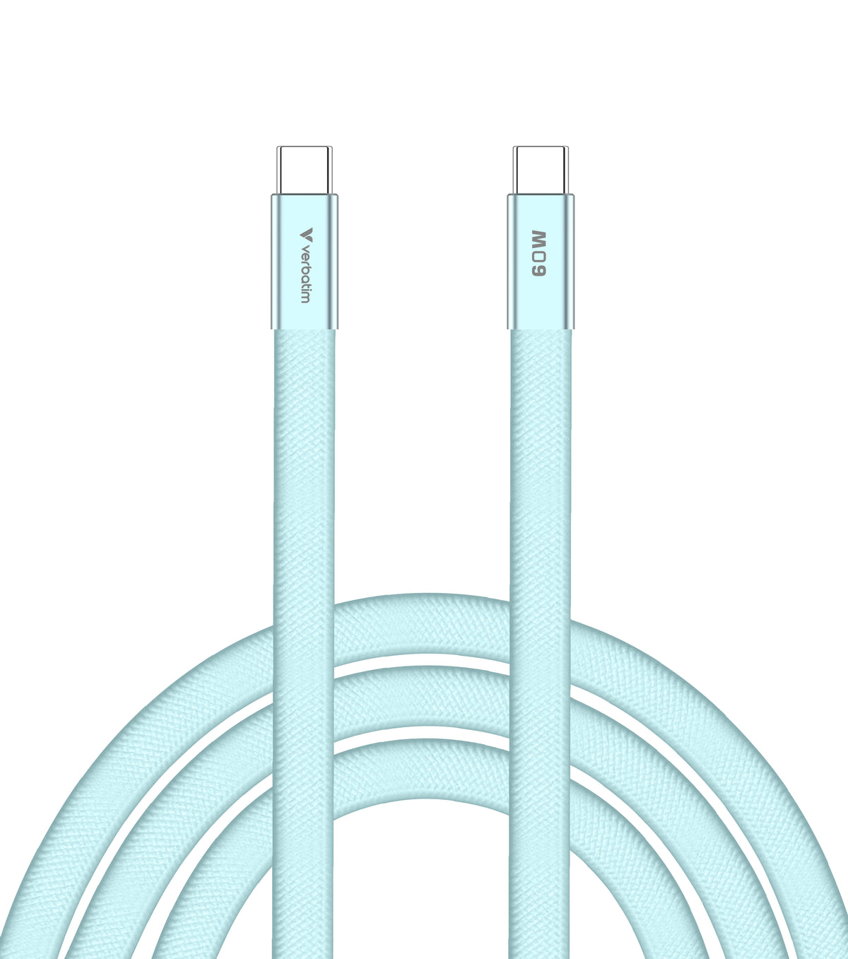 Verbatim Câble USB-C vers USB-C Sync & Charge 60W, 120cm, Bleu