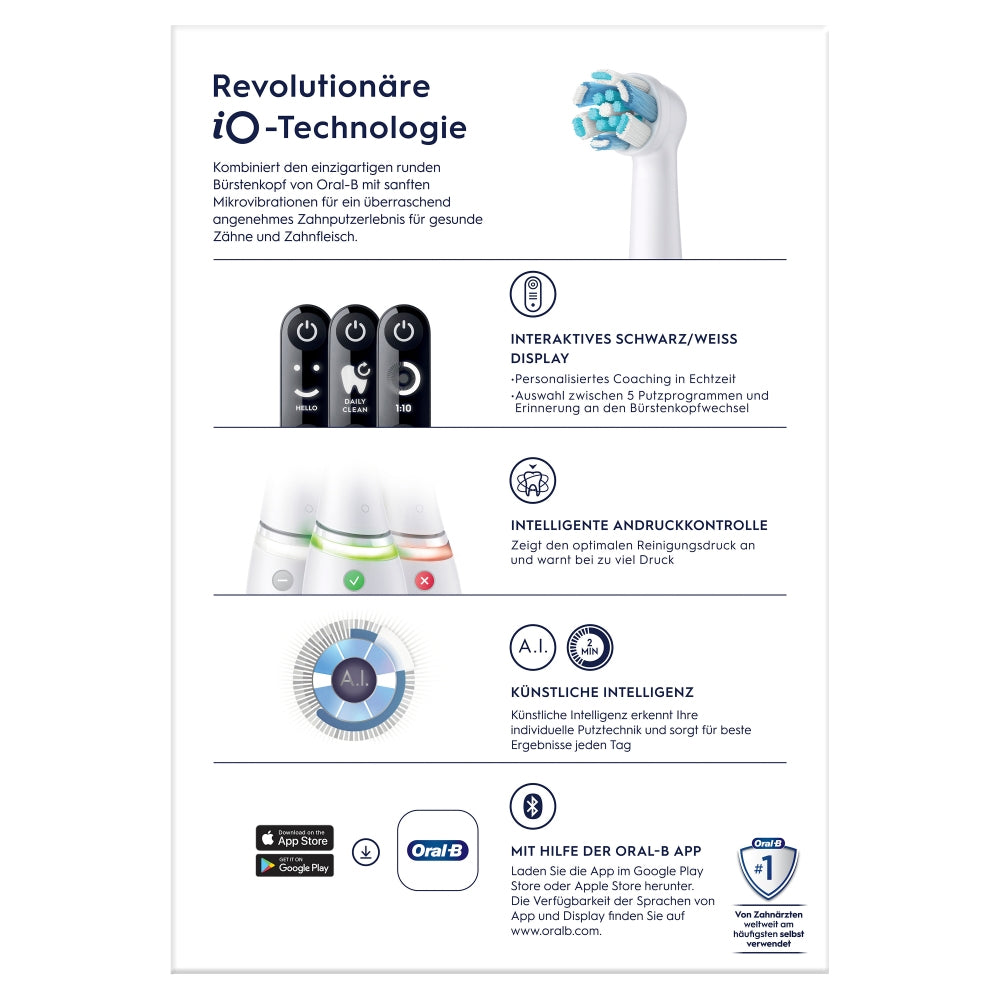 Oral-B 445234 brosse à dents électrique Adulte Brosse à dents vibrante Blanc