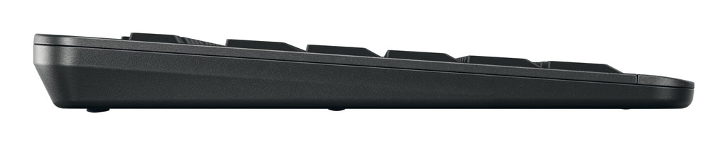 CHERRY Stream Keyboard Ultimate, Clavier AZERTY Français, USB, RF Wireless et Bluetooth, Noir