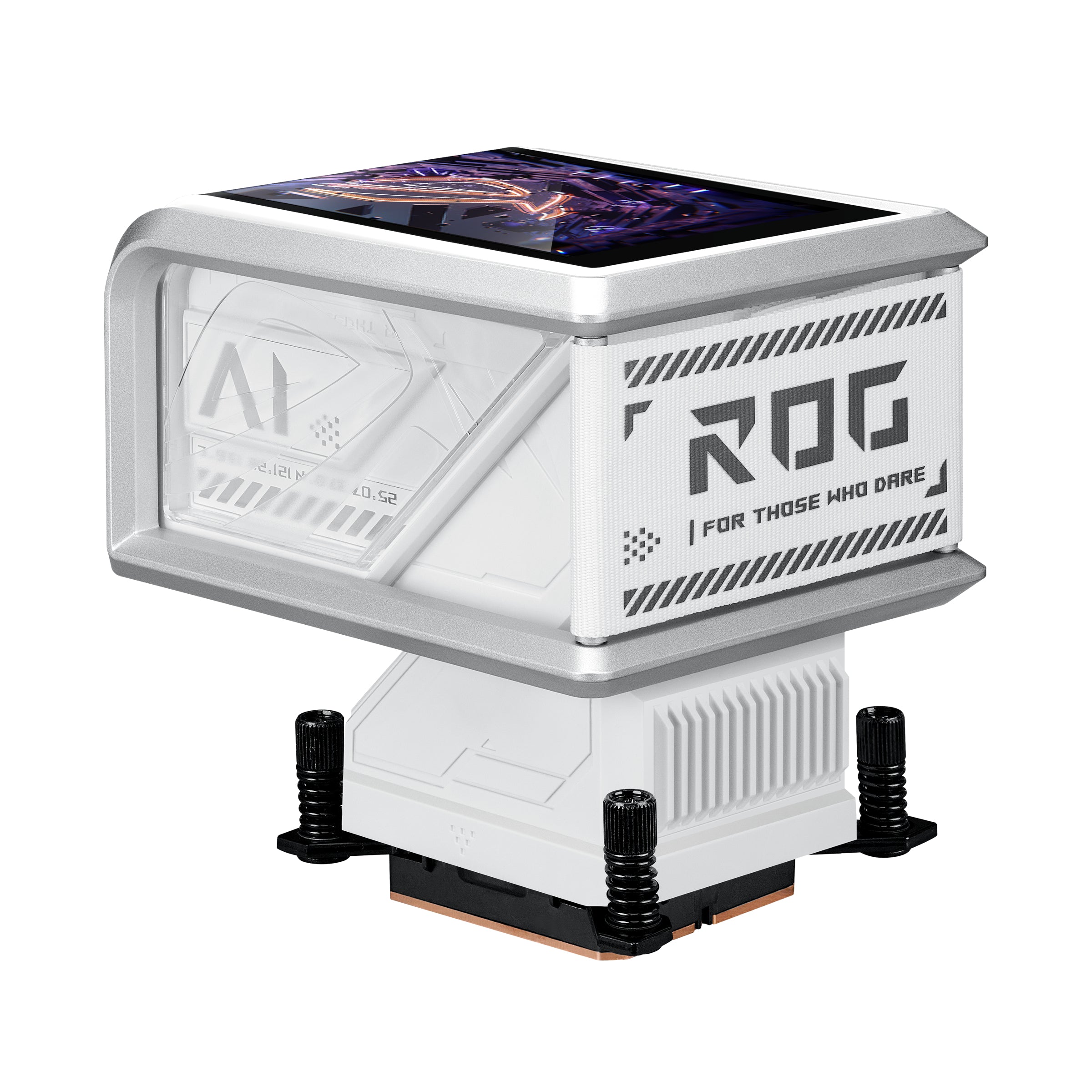 ASUS ROG RYUO IV 360 ARGB WHT Processeur Refroidisseur de liquide tout-en-un 12 cm Blanc