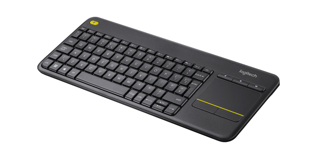 Logitech K400 Plus Clavier Sans Fil avec Pavé Tactile, Disposition Nordique