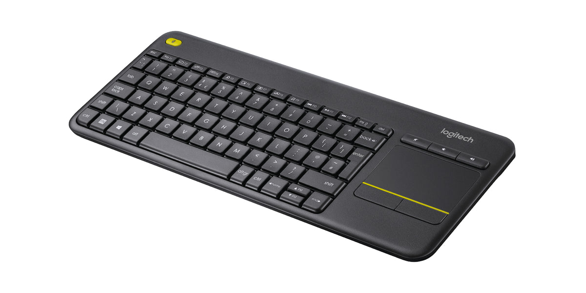 Logitech K400 Plus Clavier Sans Fil avec Pavé Tactile, Disposition Nordique