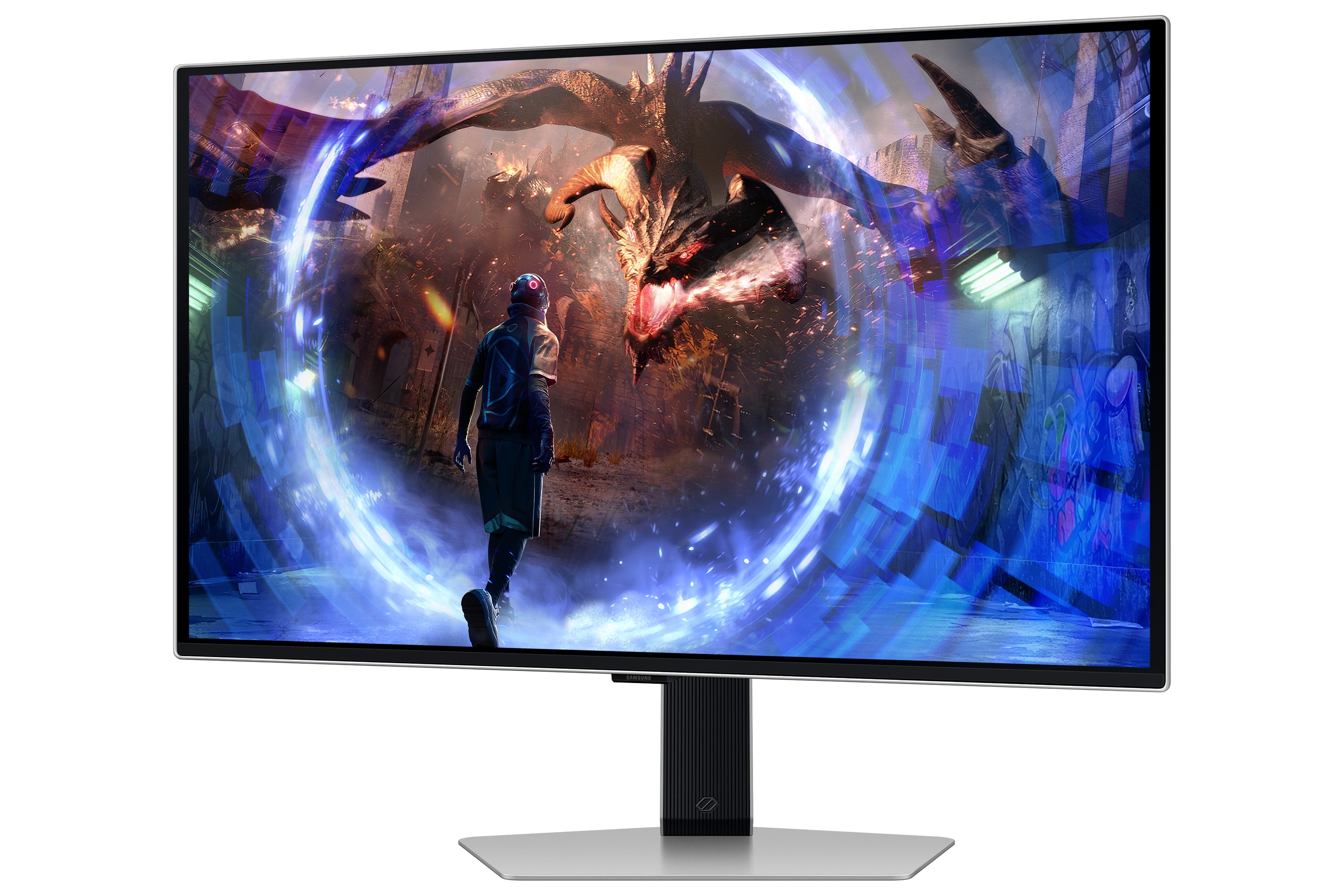 Samsung Samsung G60SD écran plat de PC 68,6 cm (27") 2560 x 1440 pixels Quad HD OLED Argent