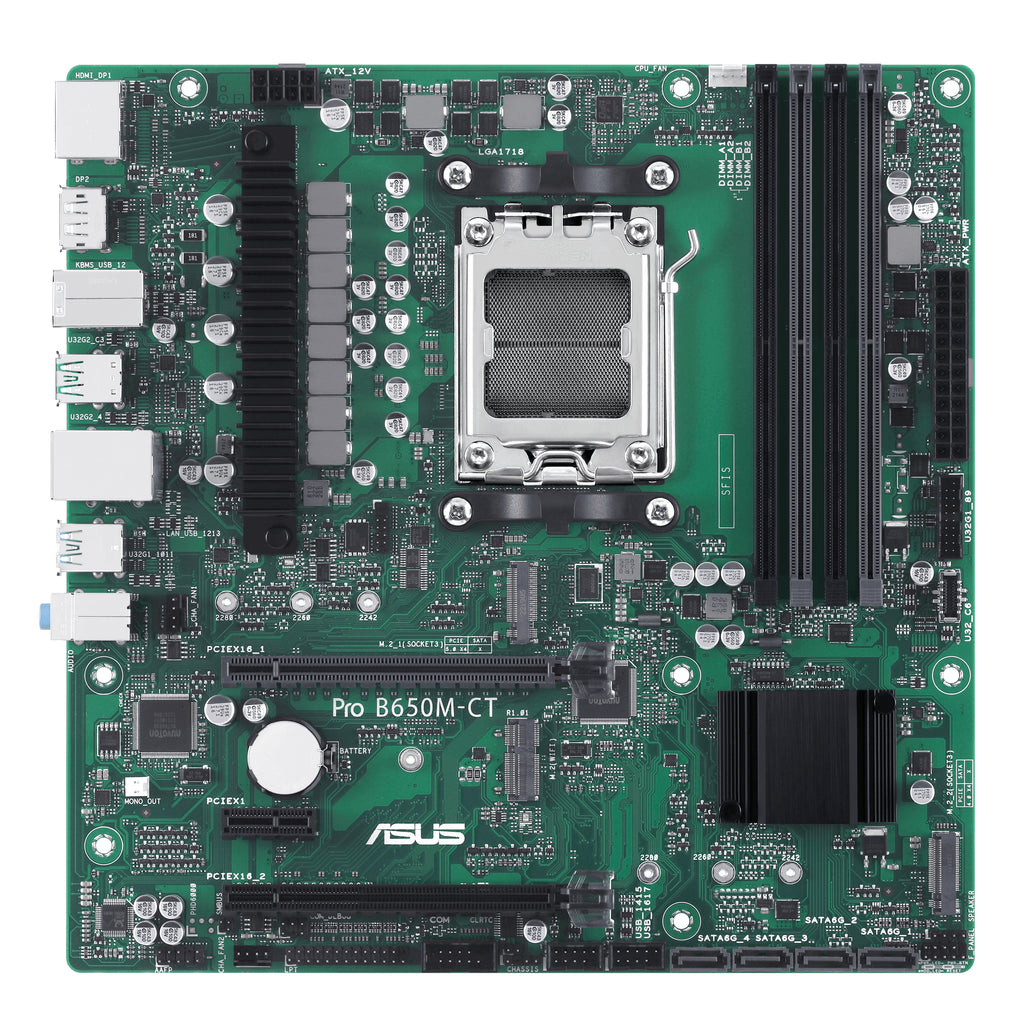 ASUS PRO B650M-CT-CSM AMD B650 Emplacement AM5 micro ATX