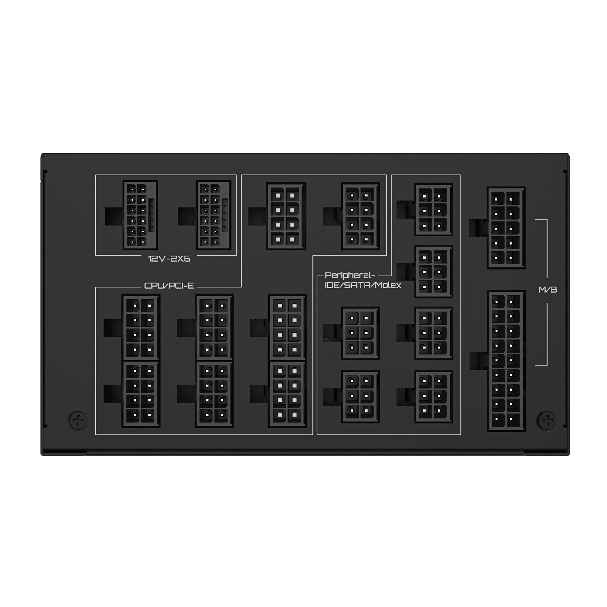 GIGABYTE UD1600PM PG5 AI TOP Bloc d'Alimentation - PCIe 5.0, 80 PLUS Platinum, Design entièrement modulaire, Ventilateur 120 mm, Compatible ATX 3.1, Prise EU