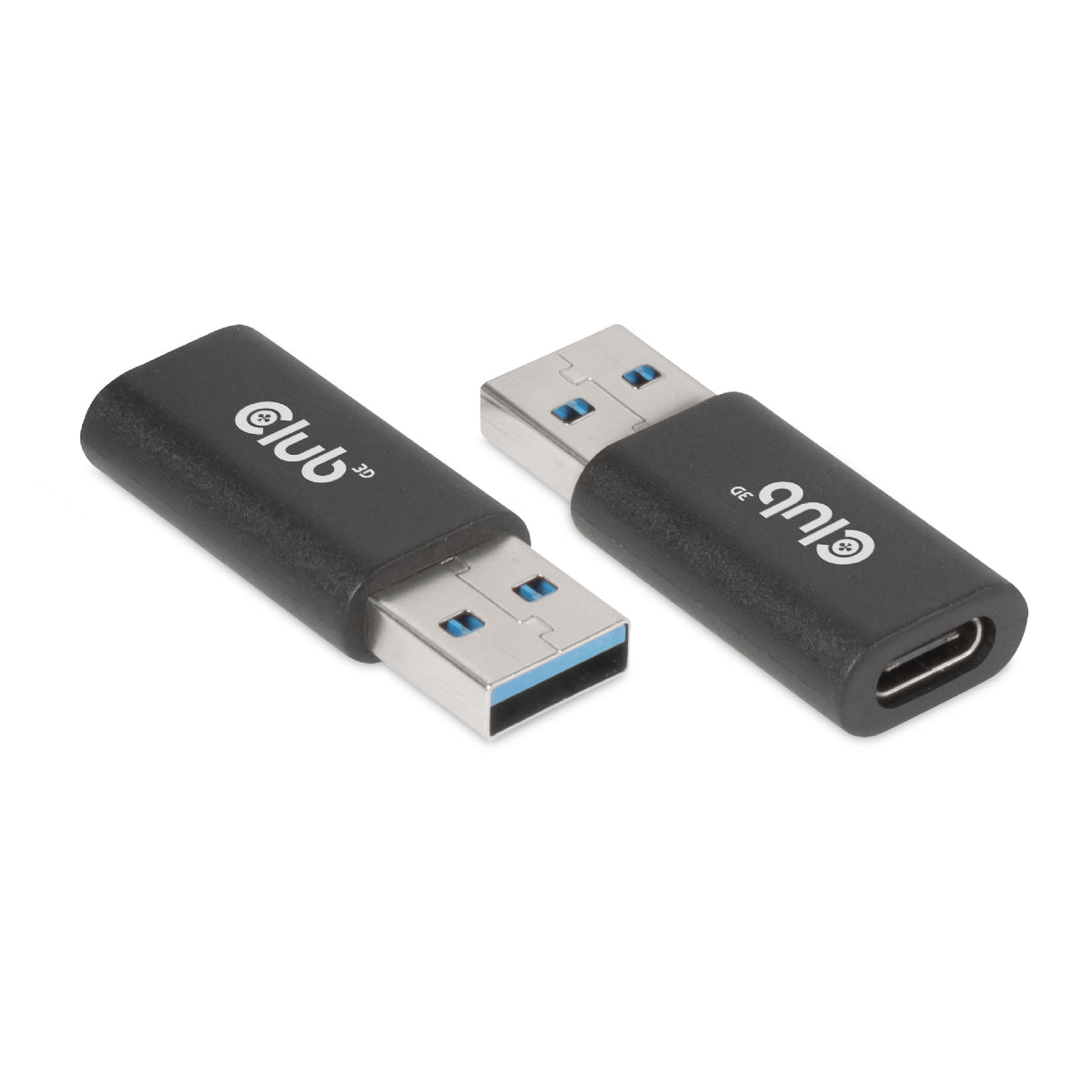 CLUB3D CAC-1525 Adaptateur USB-A vers USB Type-C, Noir