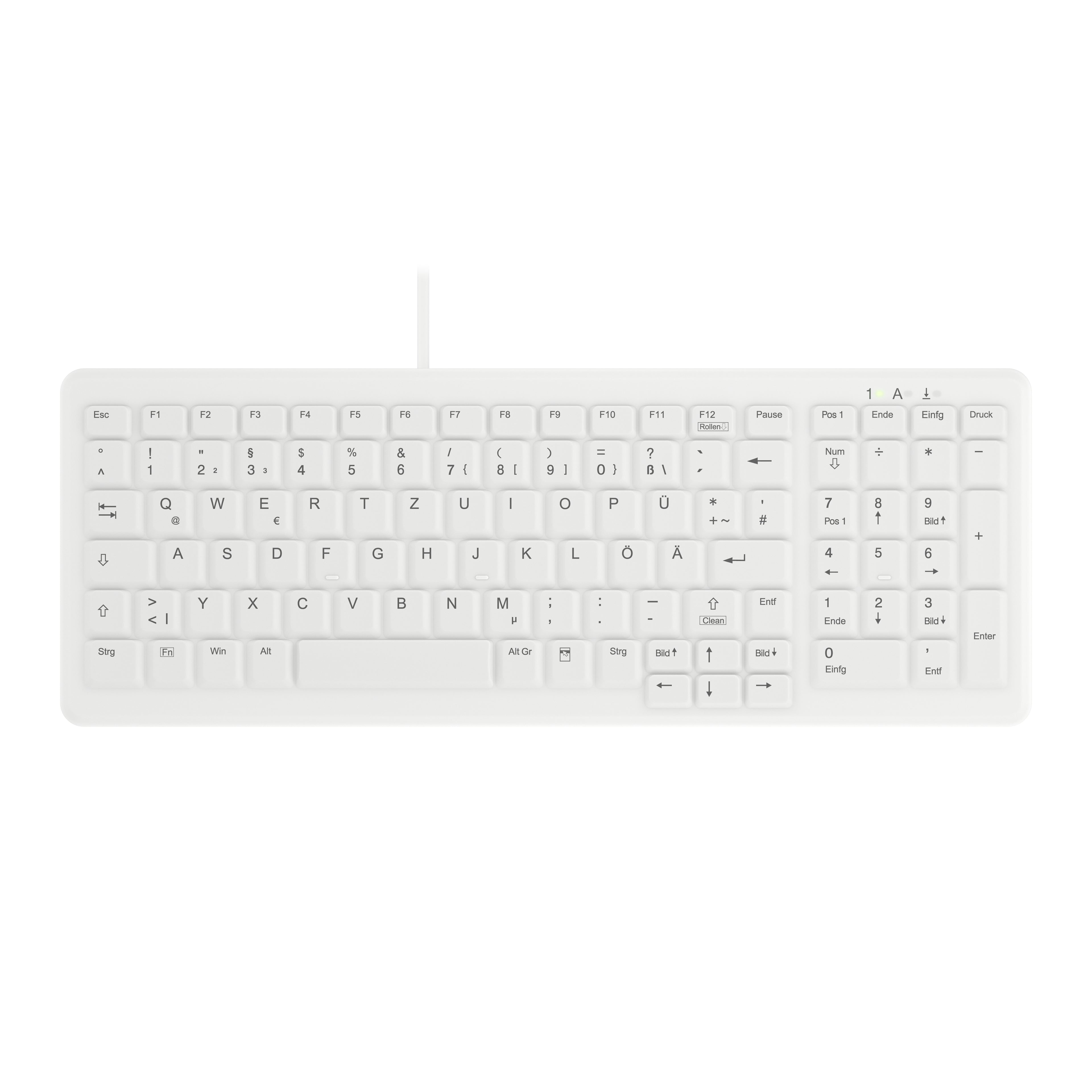 Contour Design Active Key AK-C7000 clavier Médical USB QWERTZ Allemand Blanc