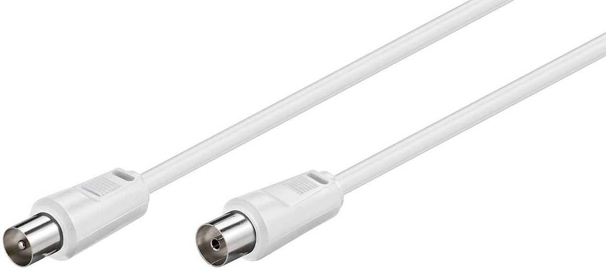 Microconnect COAX025W câble coaxial 2,5 m Blanc