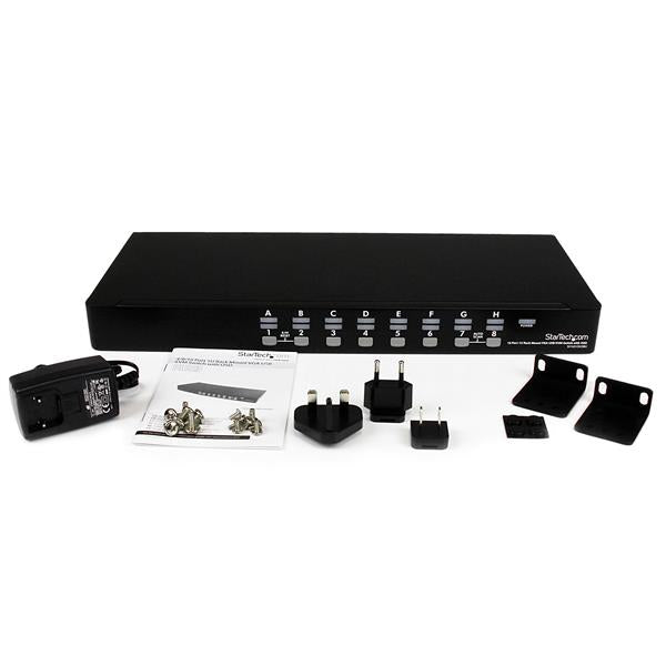 StarTech.com Switch KVM USB VGA 16 Ports avec OSD, Montage Rack 1U