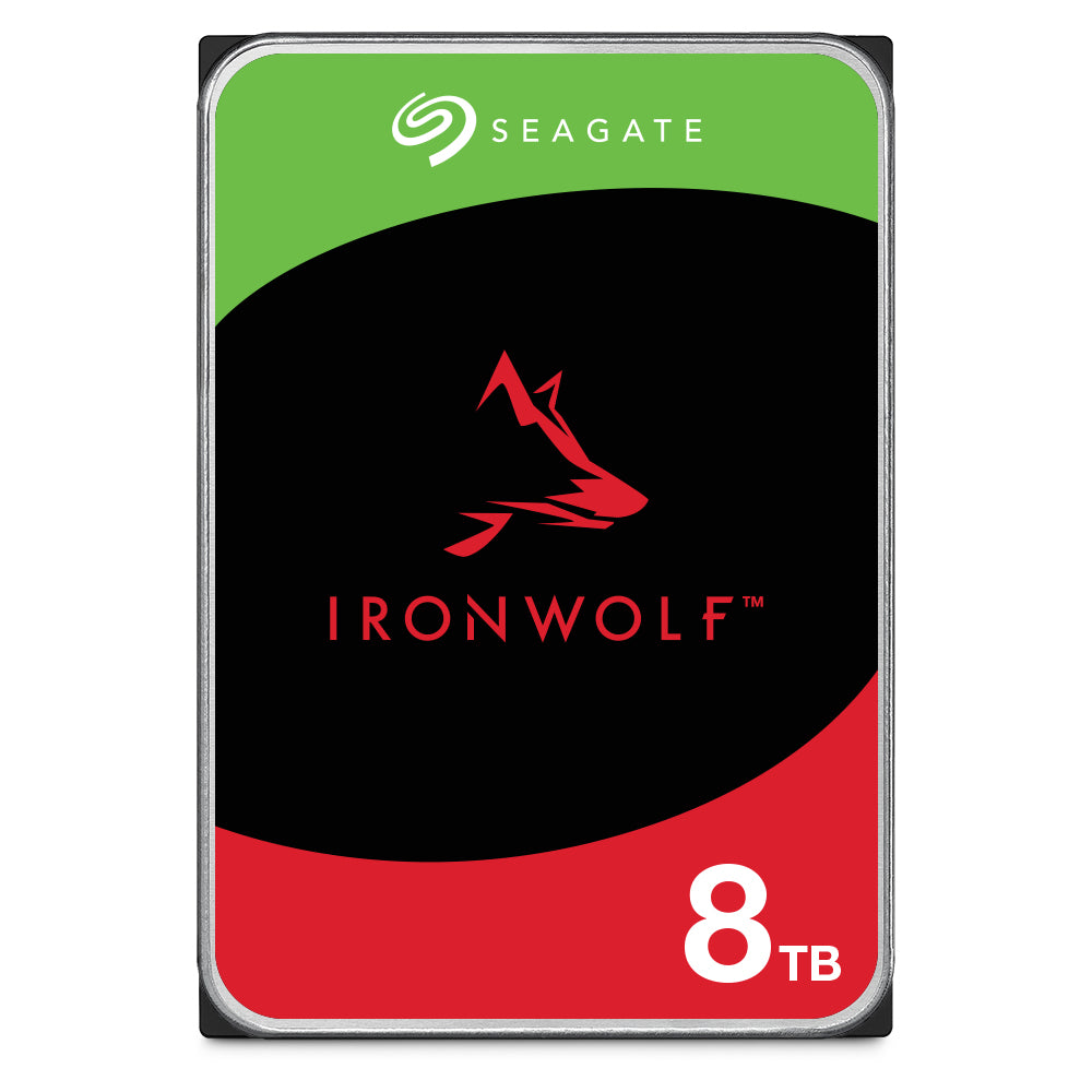 Seagate IronWolf ST8000VN002 Disque Dur 8 To 5400 tr/min 256 Mo 3.5" SATA III