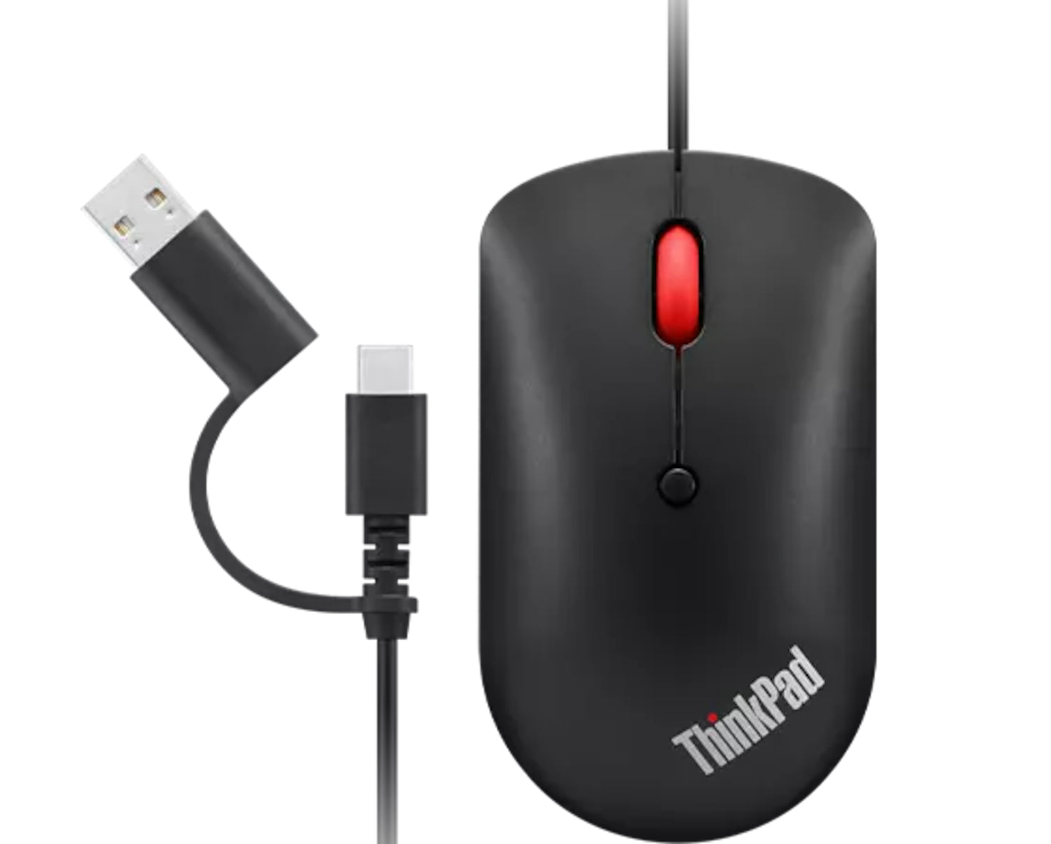 Lenovo 4Y51D20850 souris Bureau Ambidextre USB Type-C Optique 2400 DPI