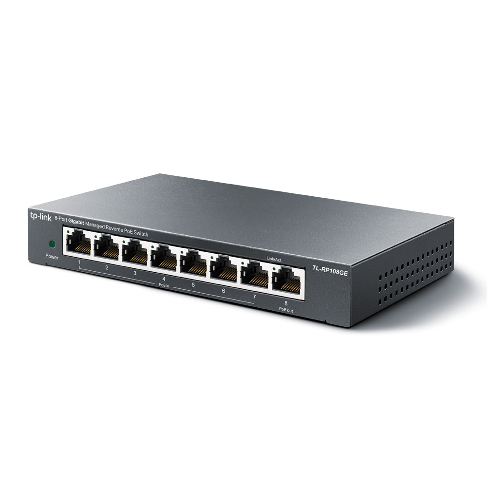 TP-Link Omada Switch PoE inversé administrable Gigabit à 8 ports