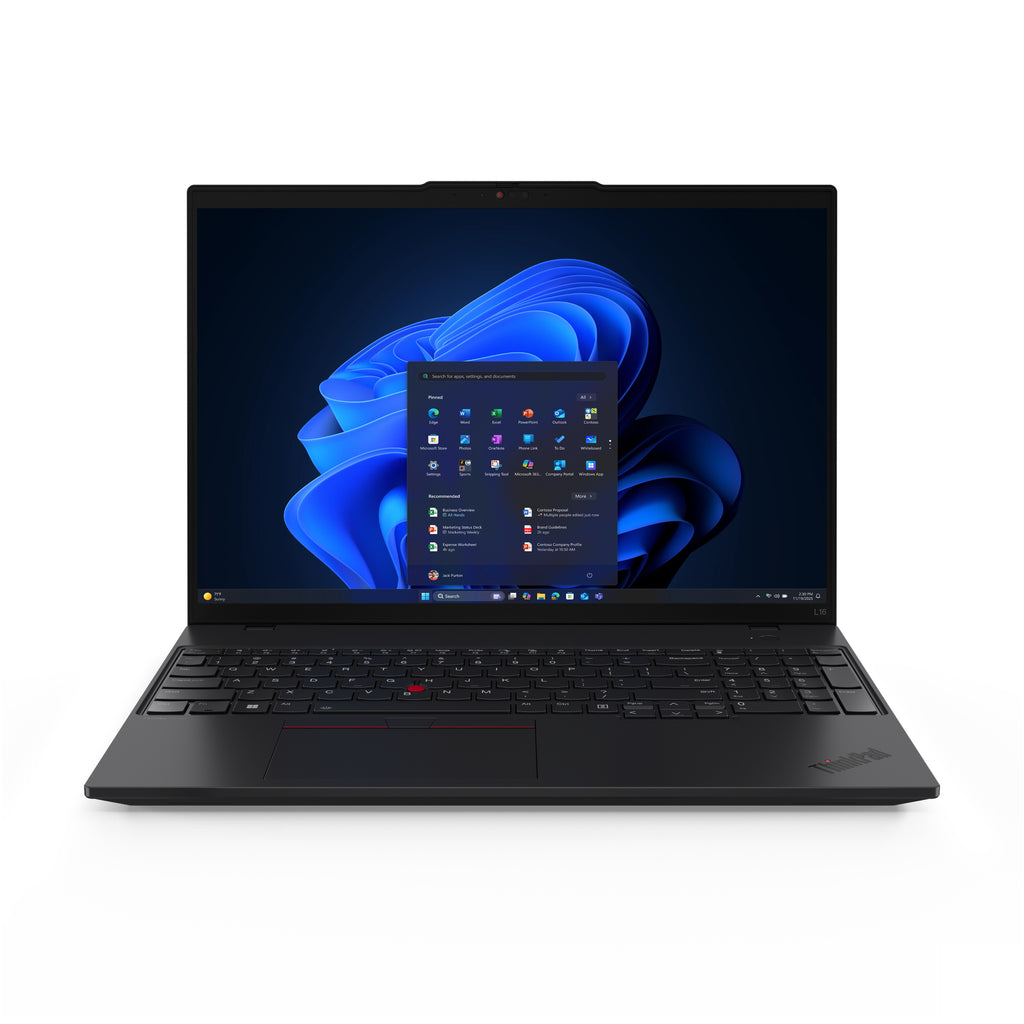 Lenovo ThinkPad L16 Gen 2 (AMD) AMD Ryzen™ 5 PRO PRO 215 Ordinateur portable 40,6 cm (16") WUXGA 16 Go DDR5-SDRAM 512 Go SSD Wi-Fi 7 (802.11be) Windows 11 Pro Nordique Noir