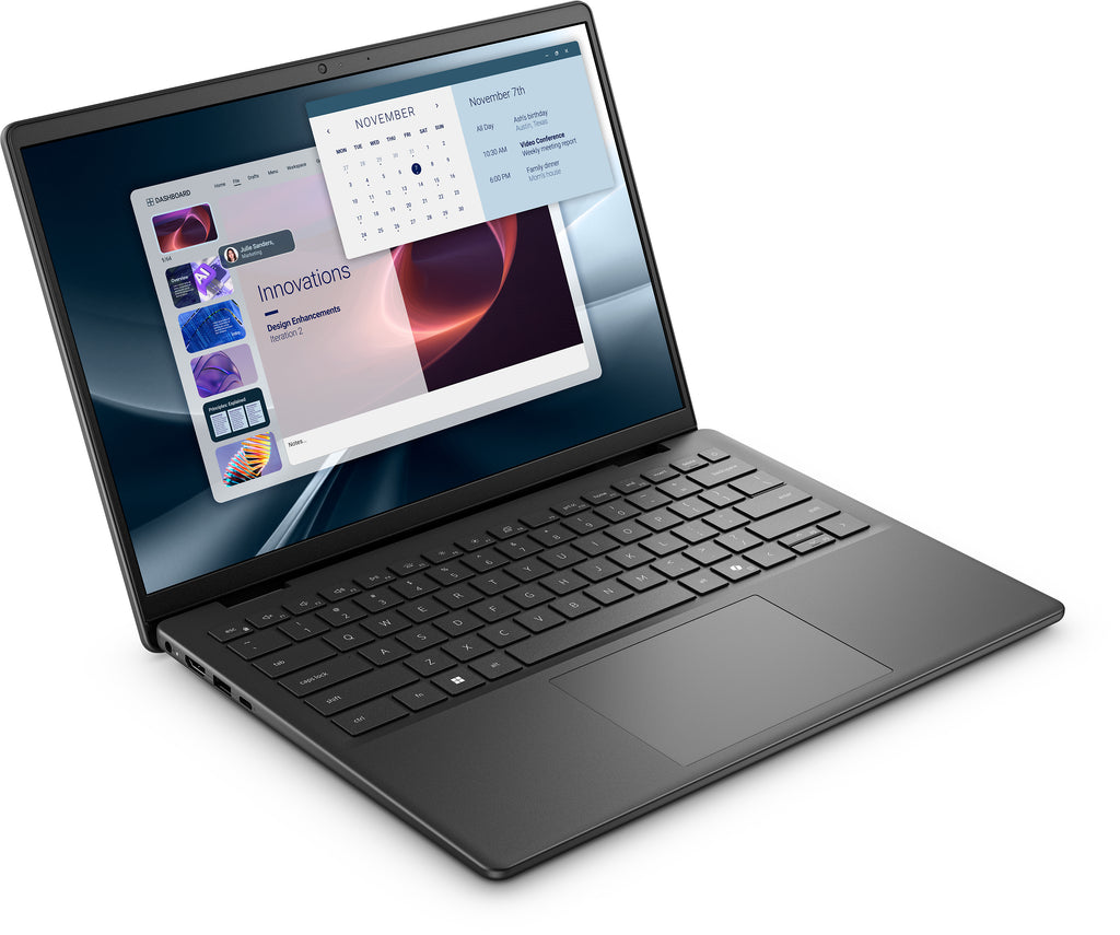DELL Pro 14 Essential PV14255 Copilot+ PC AMD Ryzen AI 5 330 Ordinateur portable 35,6 cm (14") Full HD+ 16 Go DDR5-SDRAM 512 Go SSD Wi-Fi 6E (802.11ax) Windows 11 Pro Allemand Noir