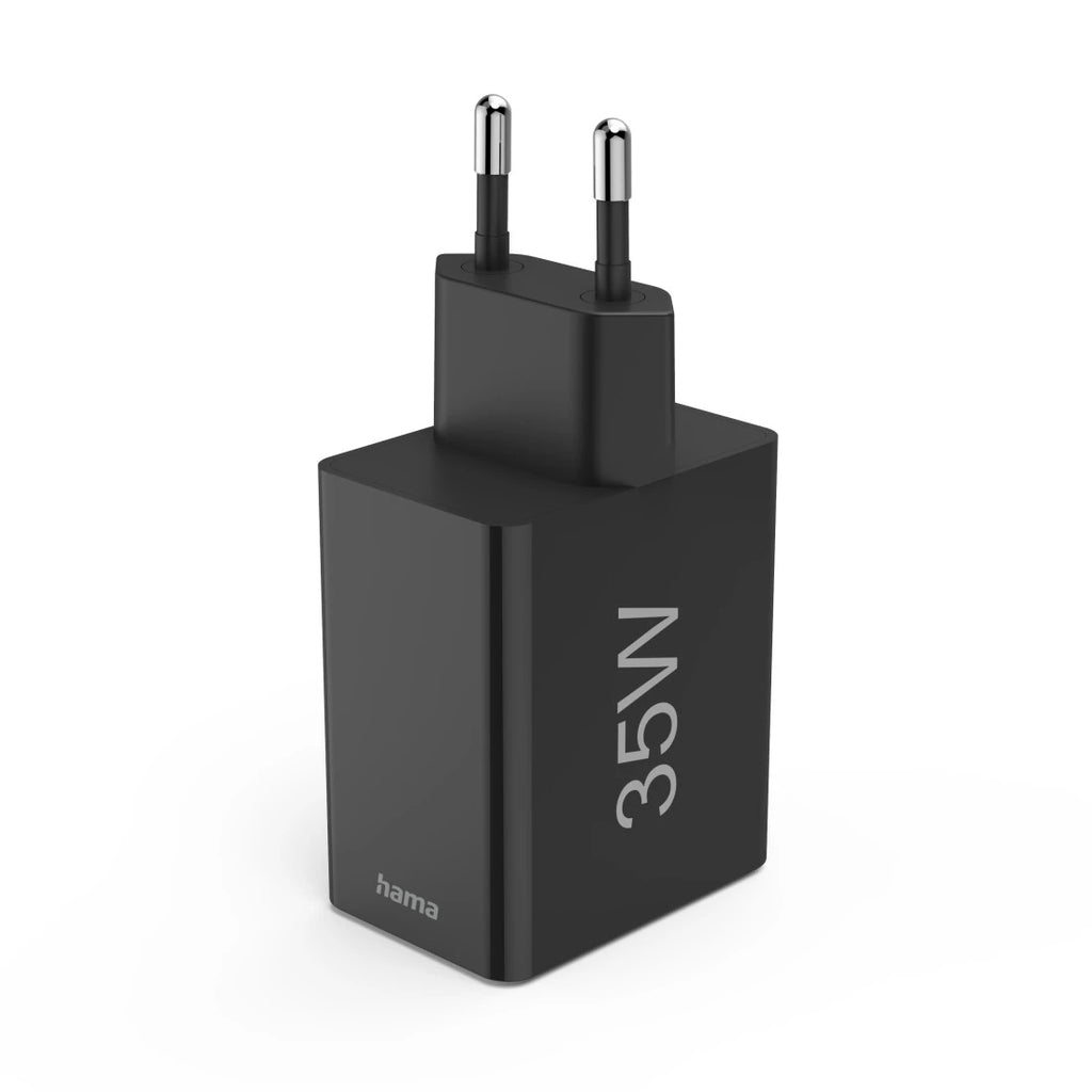 Hama 00201990 chargeur d'appareils mobiles Casque, Chargeur électrique, Smartphone, Tablette Noir Secteur Charge rapide Intérieure