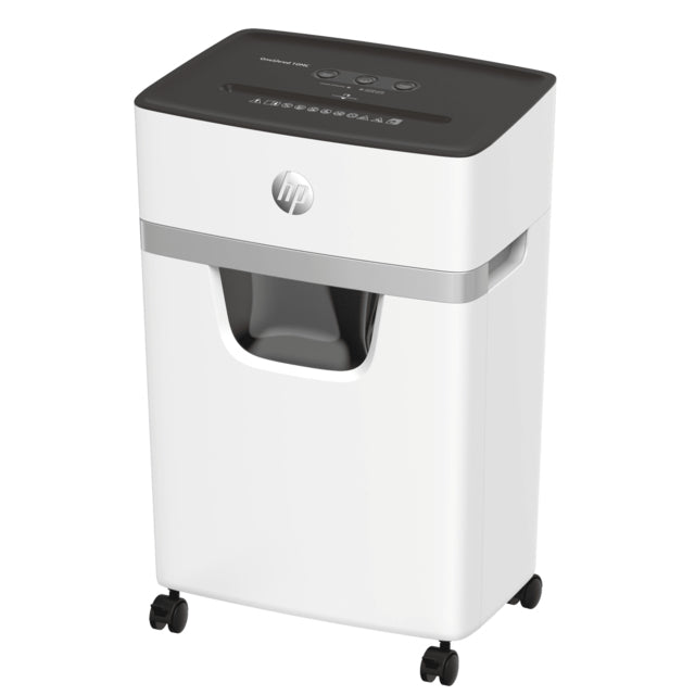 HP OneShred 10MC destructeur de papier Découpage par micro-broyage 65 dB 22 cm Blanc