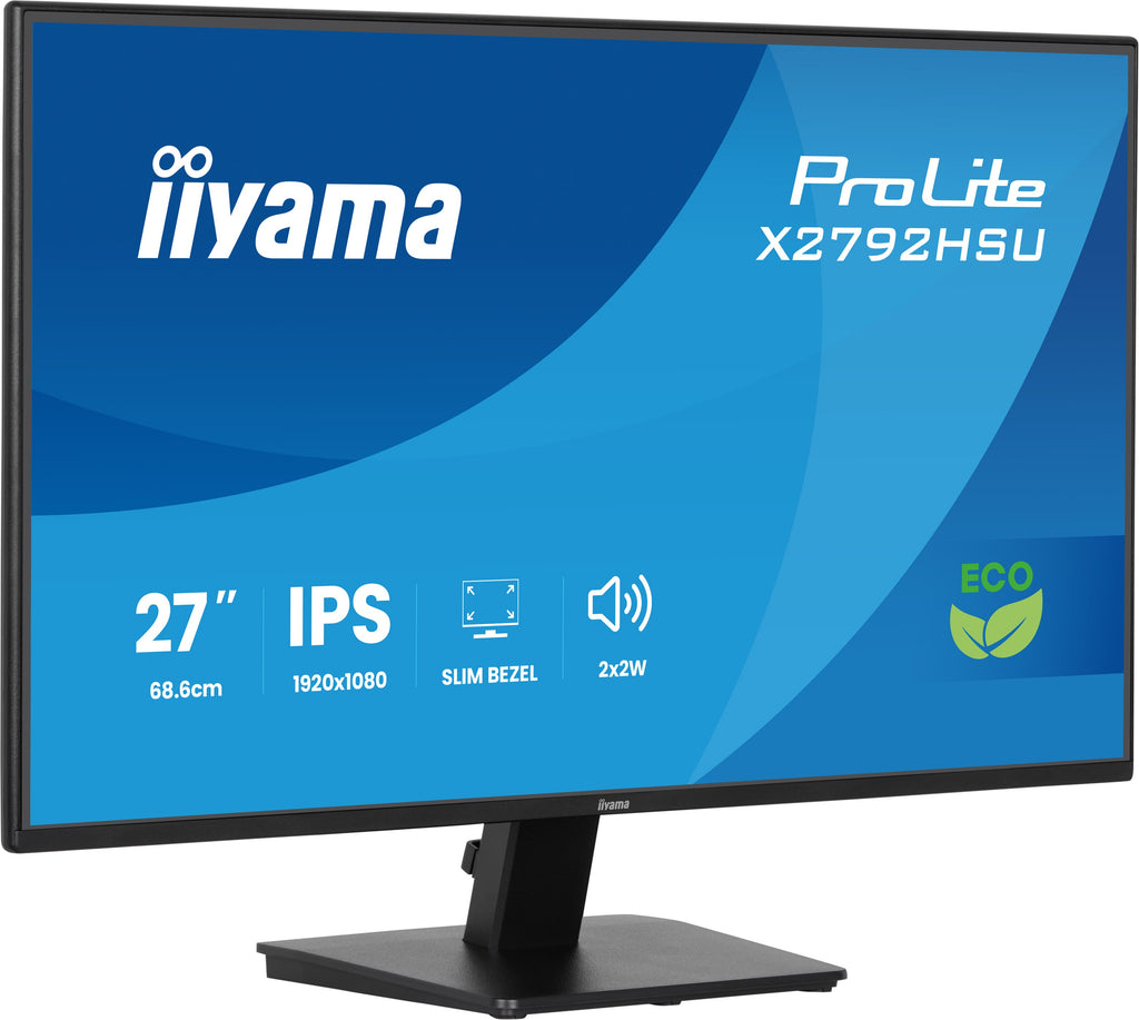 iiyama ProLite X2792HSU-B1 écran plat de PC 68,6 cm (27") 1920 x 1080 pixels Full HD LED Noir