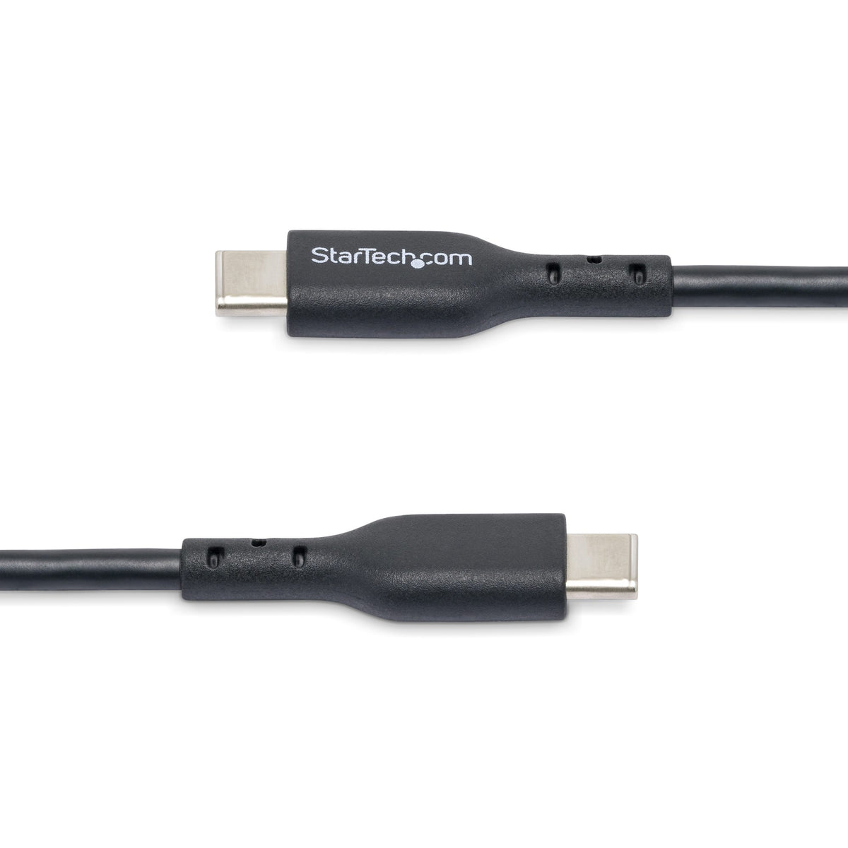 StarTech.com Lot de 2 Câbles de Recharge USB-C de 1m, Câble USB C, Cordon d'Alimentation pour PC Portable USB 2.0 Type-C, Alimentation 60 W 3 A, Gaine TPE, Câble de Transfert de Données USB-C, M/M - vue 3