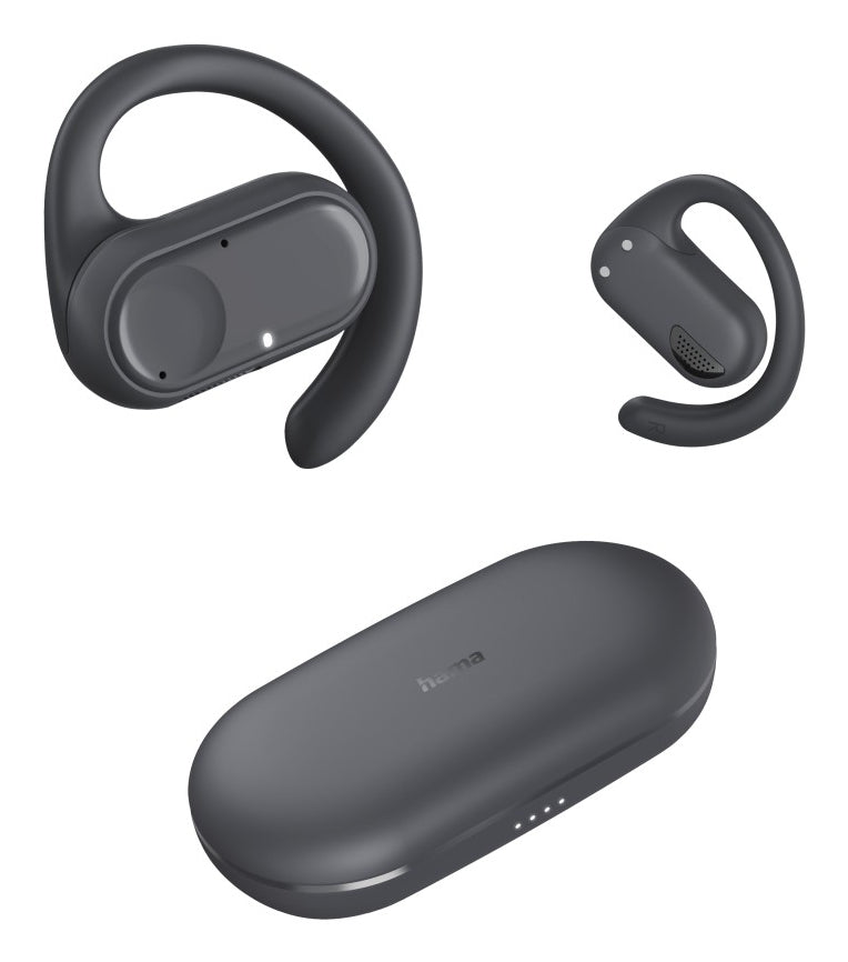 Hama Spirit Open Casque True Wireless Stereo (TWS) Ecouteurs Appels/Musique Bluetooth Noir