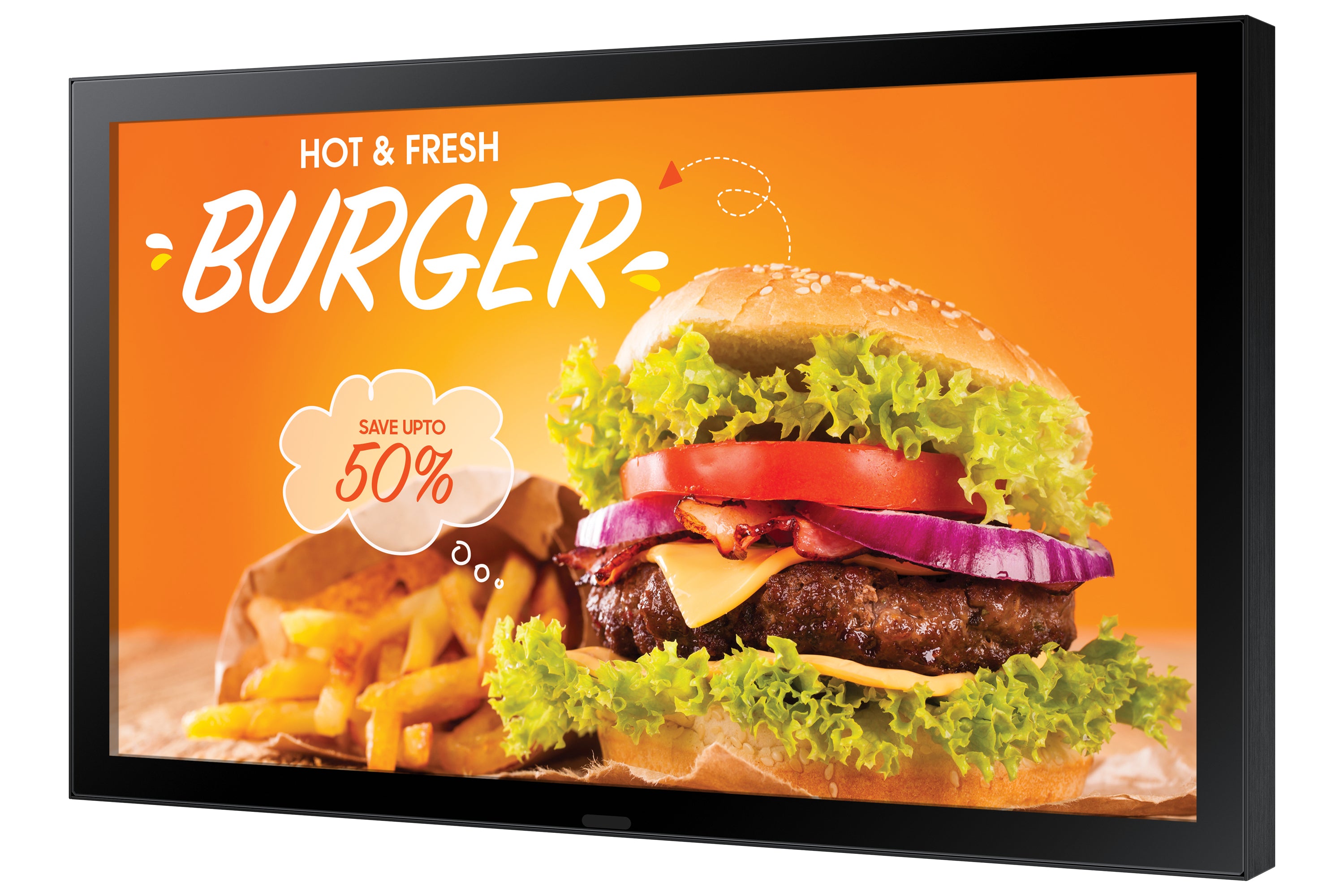 Samsung Samsung OH24B Écran plat de signalisation numérique 61 cm (24") LCD Wifi 1500 cd/m² Full HD Noir Intégré dans le processeur Tizen 6.5 24/7