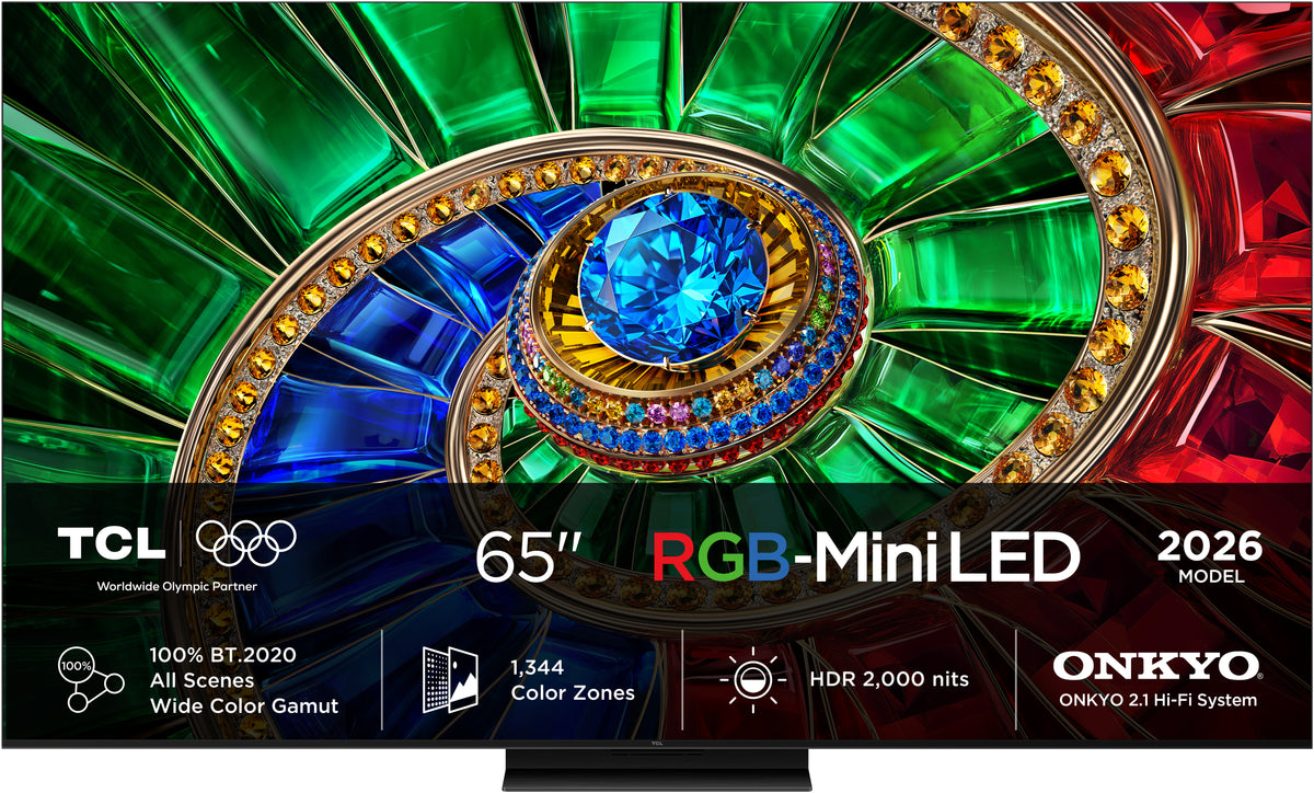TCL RM7L 65RM7L TV 165,1 cm (65") 4K Ultra HD Smart TV Wifi Noir 2000 cd/m²