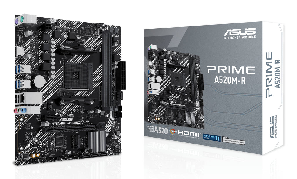 ASUS PRIME A520M-R AMD A520 Emplacement AM4 micro ATX