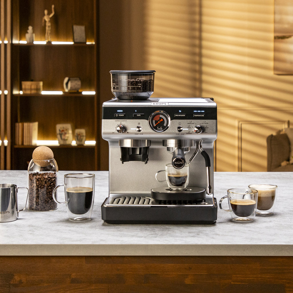 Krups Precision XP801T10 Machine à Café Expresso Semi-Automatique, 3 L
