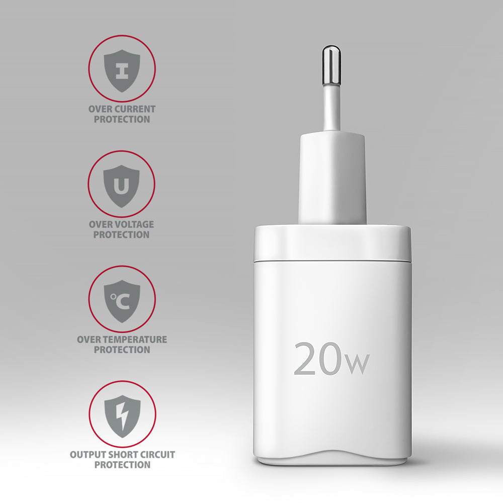 Axagon ACU-PQ20W chargeur d'appareils mobiles Universel Blanc Secteur Charge rapide Intérieure