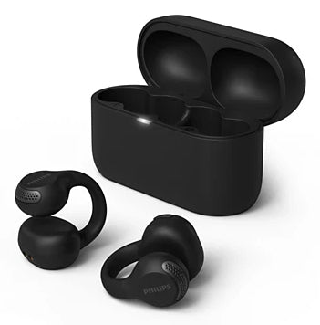 Philips 2000 series TAQ2000BK Casque True Wireless Stereo (TWS) Clip d'oreille, Open-ear Appels/Musique Bluetooth Noir