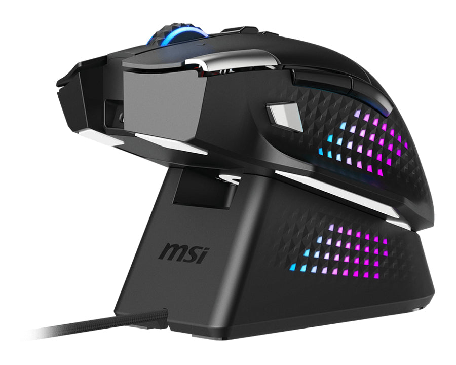 MSI S12-4301370-CLA souris Gaming Droitier RF Wireless + Bluetooth + USB Type-A Optique 26000 DPI