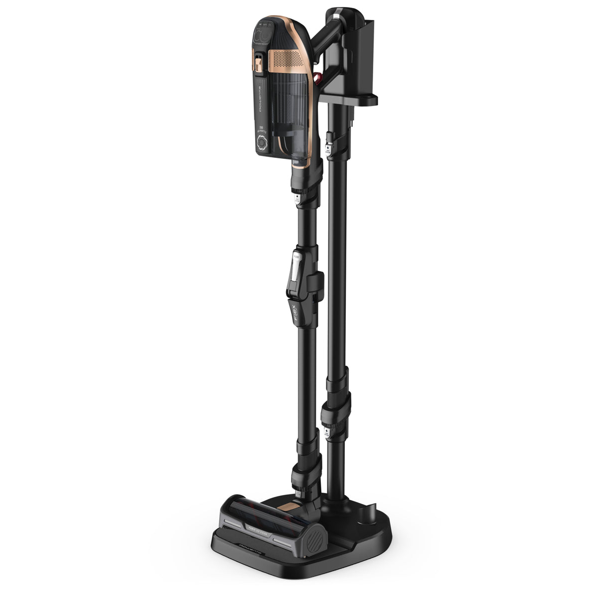 Rowenta X-Force RH99F1 Aspirateur-balai 2 en 1 Batterie Sec HEPA Sans sac 0,9 L Noir, Gris