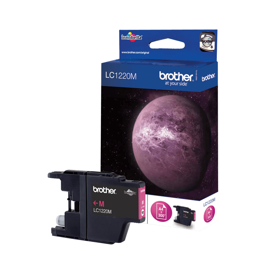 Brother LC1220M Cartouche d'encre Originale, Magenta