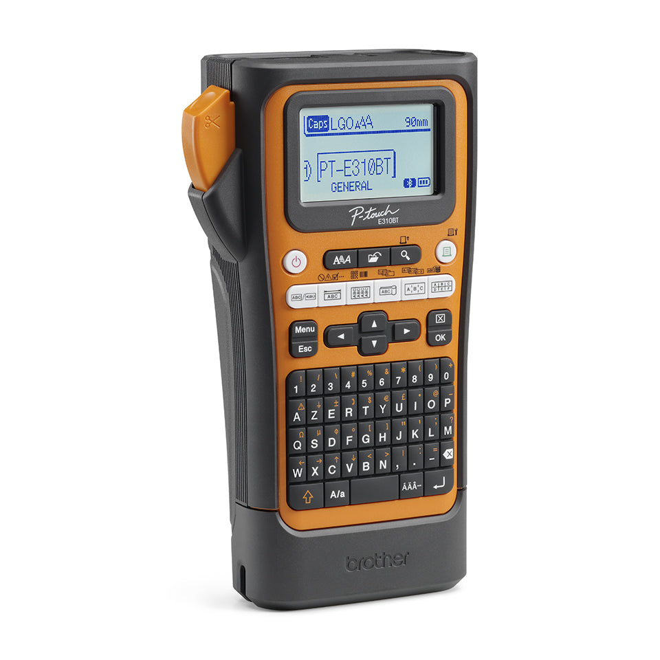 Brother PT-E310BTVP imprimante pour étiquettes Transfert thermique 180 x 180 DPI 20 mm/sec Avec fil &sans fil HSE/TZe Bl