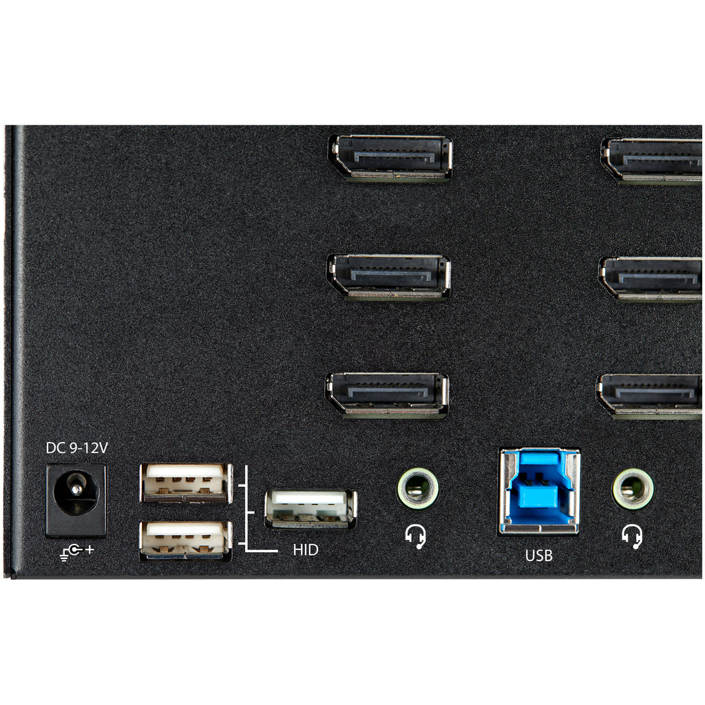 StarTech.com Switch KVM 2 Ports Quadruple Écran DisplayPort 4K 60Hz UHD HDR avec Hub USB 3.0
